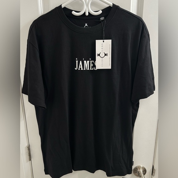Only & Sons CelebrityIcons Lebron James “King James” Men’s Black T-shirt Sz M - Picture 4 of 12